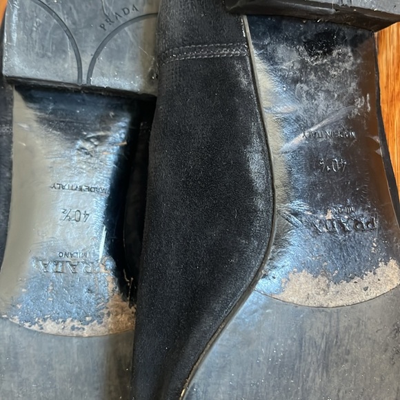 Prada Suede Ankle Booties - Picture 3 of 4